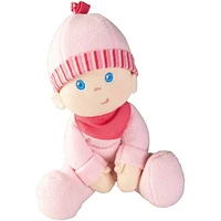 HABA Snug-up Dolly Luisa 8" My First Baby Doll - Machine Washable and Infant Safe for Birth and Up