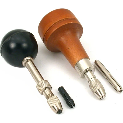 2 Single Ball End Pin Vises Jewelers Watchmakers Tool
