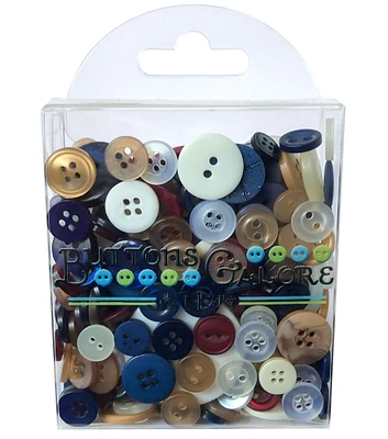Buttons Galore and More Sewing & Craft Buttons - Colorful Round Buttons for DIY Projects