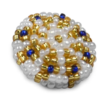 Jeweled Beaded Button