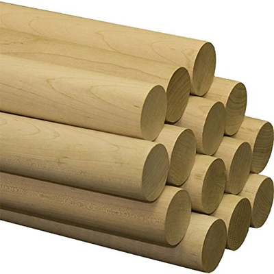 Wooden Dowel Rods 3 inch Thick, Multiple Lengths Available, Unfinished Sticks Crafts & DIY | Woodpeckers