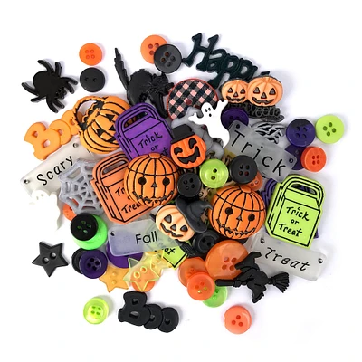 Buttons Galore and More 50+ Novelty Buttons for Sewing & Craft – Halloween Theme Buttons