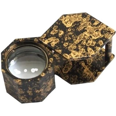 10X Hexagon Loupe Jewelers Eye Magnifier 21mm