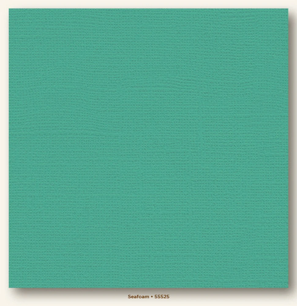 Seafoam Canvas Textured My Colors Cardstock - Photoplay