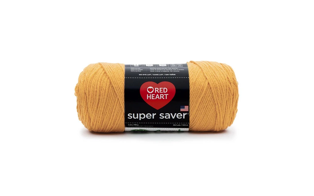 C&C Red Heart Super Saver Yarn 7oz Gold