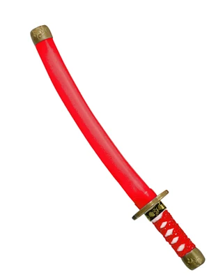 Red Toy Ninja Katana Samurai Sword And Sheath Costume Accessory