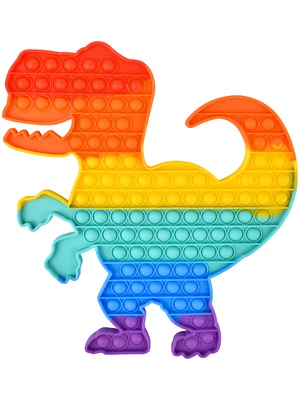 Jumbo T-Rex Dinosaur Bubble Popper Toy 13.5"