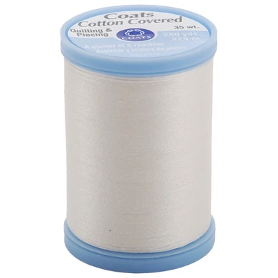 Coats Cotton Covered Quilting & Piecing Thread 250Yd-Winter White