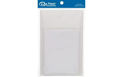 Card & Env 4.25x5.5 10pc Linen White