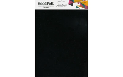 John Bead GoodFelt BF 1.5mm 8.5x11" Black 4pc