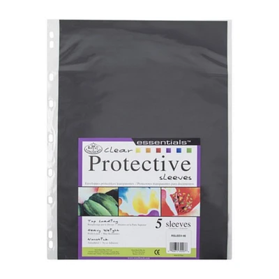 Protective Sleeves Clear 5Pk 18 X 24
