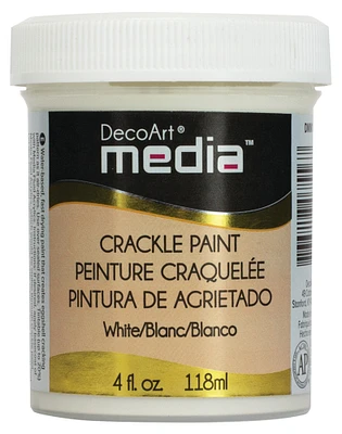 DecoArt Media Crackle Paint, 4 oz., White