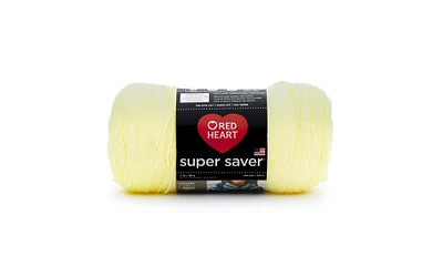 C&C Red Heart Super Saver Yarn 7oz Pale Yellow