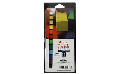 Pro Art Artist Pastels Square 12pc Basic Colors