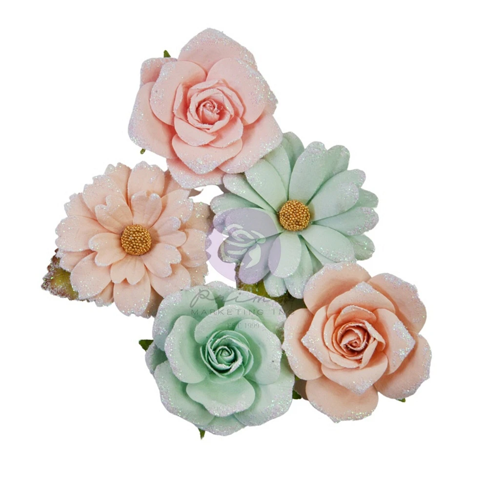 Prima Marketing Mulberry Paper Flowers-Dulzura/Miel