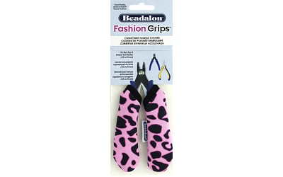 Beadalon Fashion Grips Tool Cover Md Cheetah Pk2pc