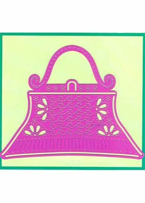 Stencils Pink  Handbag