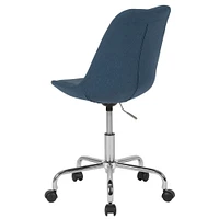 Merrick Lane Marilyn Swivel Office Chair with Height Adjustable Swivel Seat in Stylish Upholstery