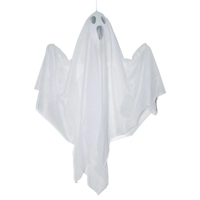 The Costume Center 18" White and Gray Hanging Spooky Ghost Halloween Prop
