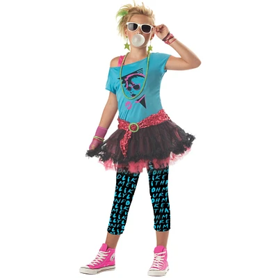 The Costume Center Blue and Black Valley Girl Halloween Costume - Small