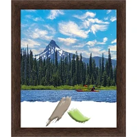 Warm Walnut Narrow Wood Picture Frame