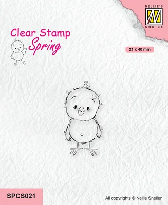 Nellie's Choice  Clear Stamp Spring - Chickie Series I Am Chickie