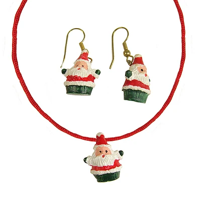 CC Christmas Decor Club Pack of 288 Red Santa Claus Women Adult Christmas Jewelry Set Costume Accessories - One Size