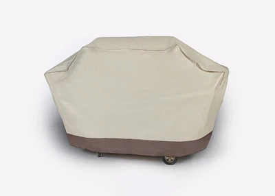 LB International Embossed Durable Outdoor Patio Full Premium Gas Grill Cover - Taupe