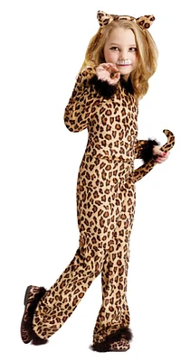 The Costume Center Brown and Beige Pretty Leopard Unisex Child Halloween Costume