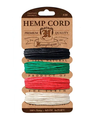 Hemptique #20 Hemp Cord Card Set