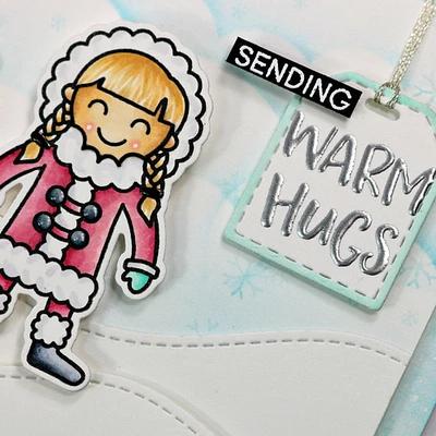 Heffy Doodle Warm Hugs Stamps