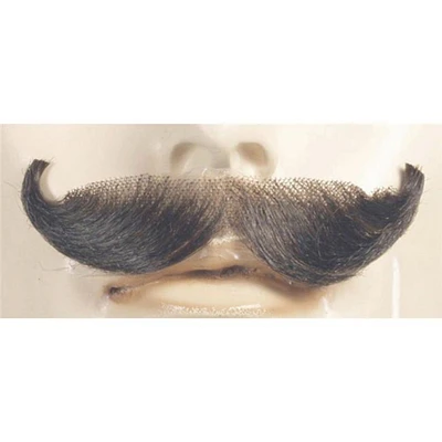 The Costume Center Brown and Gray English Men Adult Halloween Mustache Costume Accessory - One Size