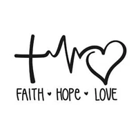 Faith Hope Love Vinyl Decal Sticker