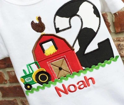 Boys Farmyard Birthday, Boys Farm Party, Farm Birthday Shirt, Farm Shirt for Boys, Barnyard Birthday