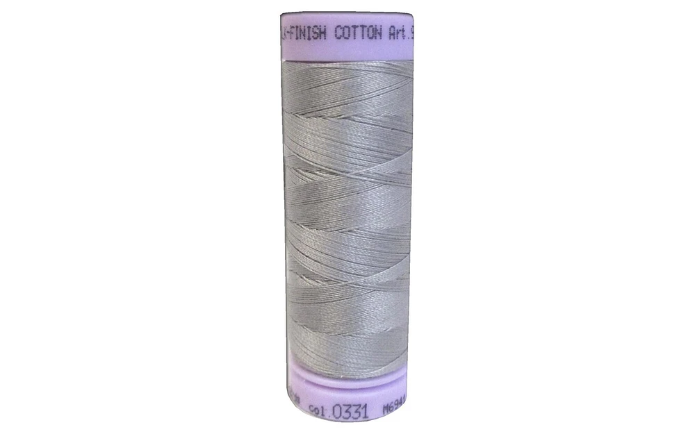 Mettler Silk Finish Cotton #50 164yd Ash Mist