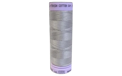 Mettler Silk Finish Cotton #50 164yd Ash Mist