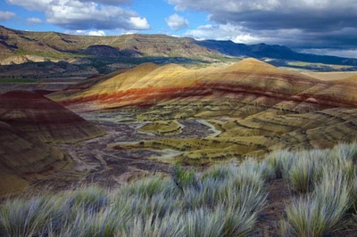 Oregon, John Day Fossil Beds NM, Painted Hills by Jean Carter - Item # VARPDXUS38BJA0760