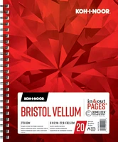 Kohinoor Bristol Vellum Pad Side Wirebound 20Sh 270Gsm 9X12