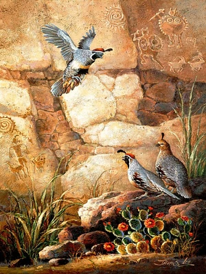 Three Quails by James Lee - Item # VARPDX70527