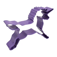 Unicorn Cookie Cutter (Purple, 5.25")