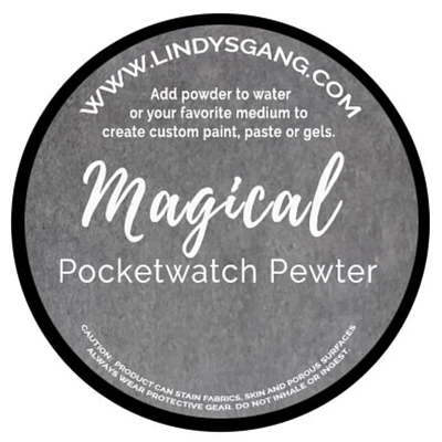 Lindy's Stamp Gang Magicals Individual Jar-Pocketwatch Pewter