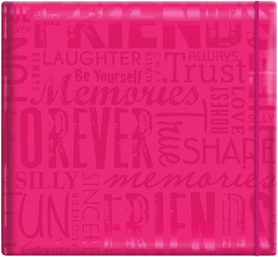 Mbi Gloss Post Bound Album 12"X12"-Friends - Pink