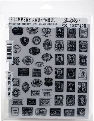 Tim Holtz Cling Stamps 7"X8.5"-Stamp Collector