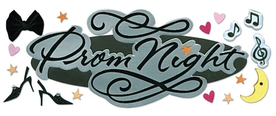 Jolee's Boutique Title Waves Dimensional Stickers-Prom Night