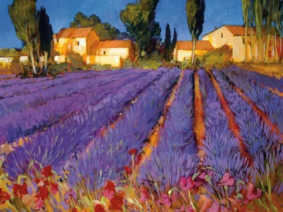 Late Afternoon, Lavender Fields Poster Print by Philip Craig - Item # VARPDXPOD5033