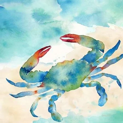 Sea Splash Crab Poster Print by Cynthia Coulter - Item # VARPDXRB11517CC