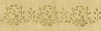 Laurel Leaves Border Stencil