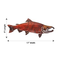 Large Soc Salmon Wall Art