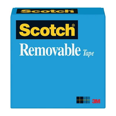 3M #811 Removable Magic Tape, 1/2 in x 36 yds