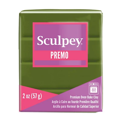 Premo Sculpey Polymer Clay 2 Ounces-Spanish Olive